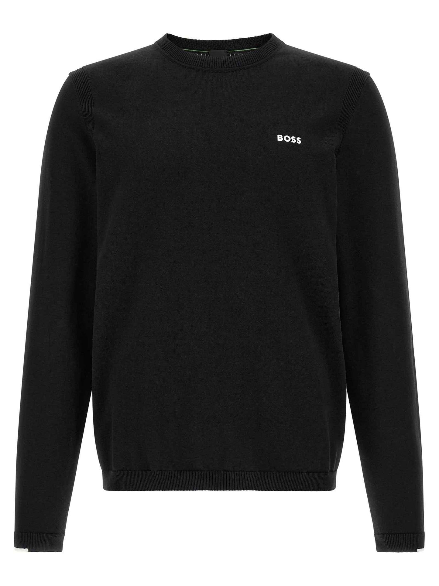 Black Cotton Cardigan
