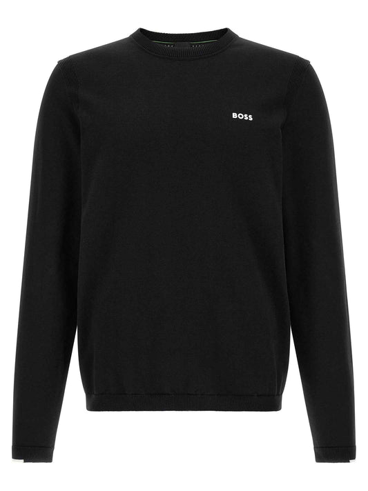 Black Cotton Cardigan