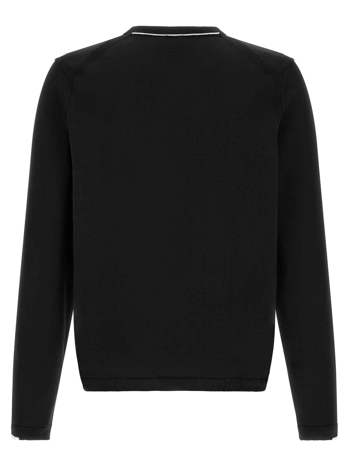 Black Cotton Cardigan