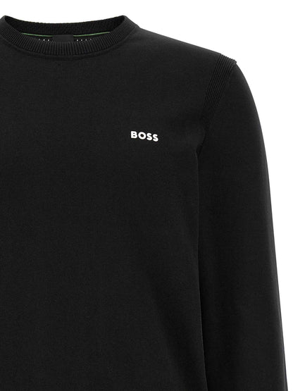 Black Cotton Cardigan