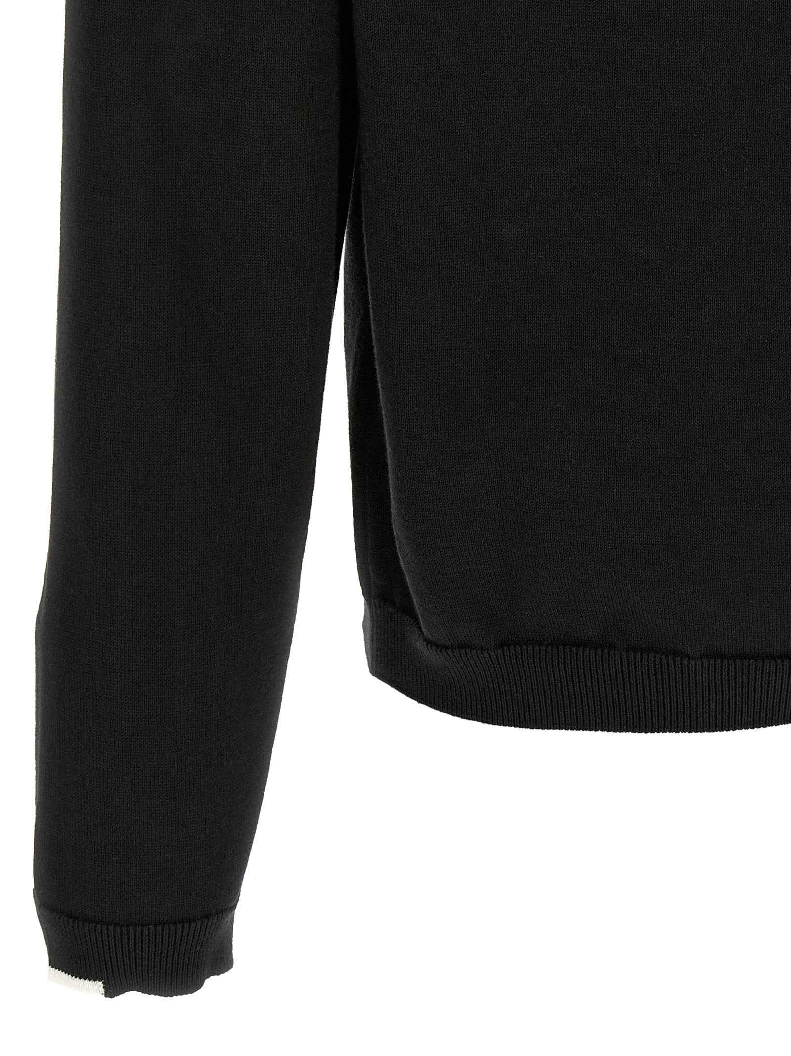 Black Cotton Cardigan