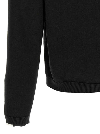 Black Cotton Cardigan
