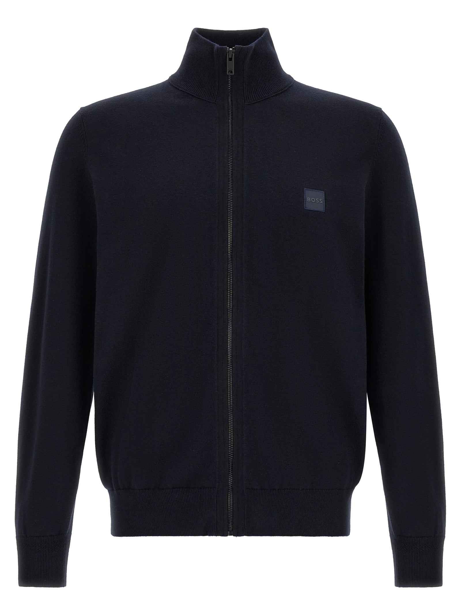 Blue Cotton Cardigan
