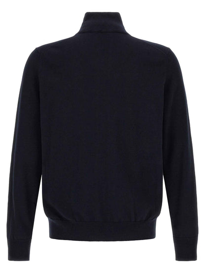 Blue Cotton Cardigan