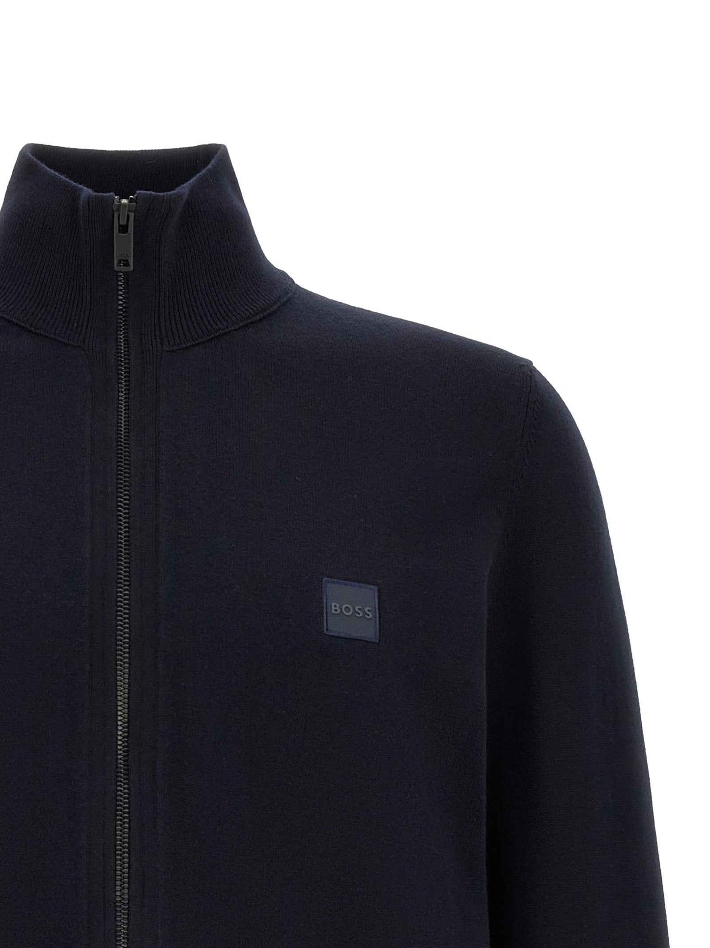 Blue Cotton Cardigan