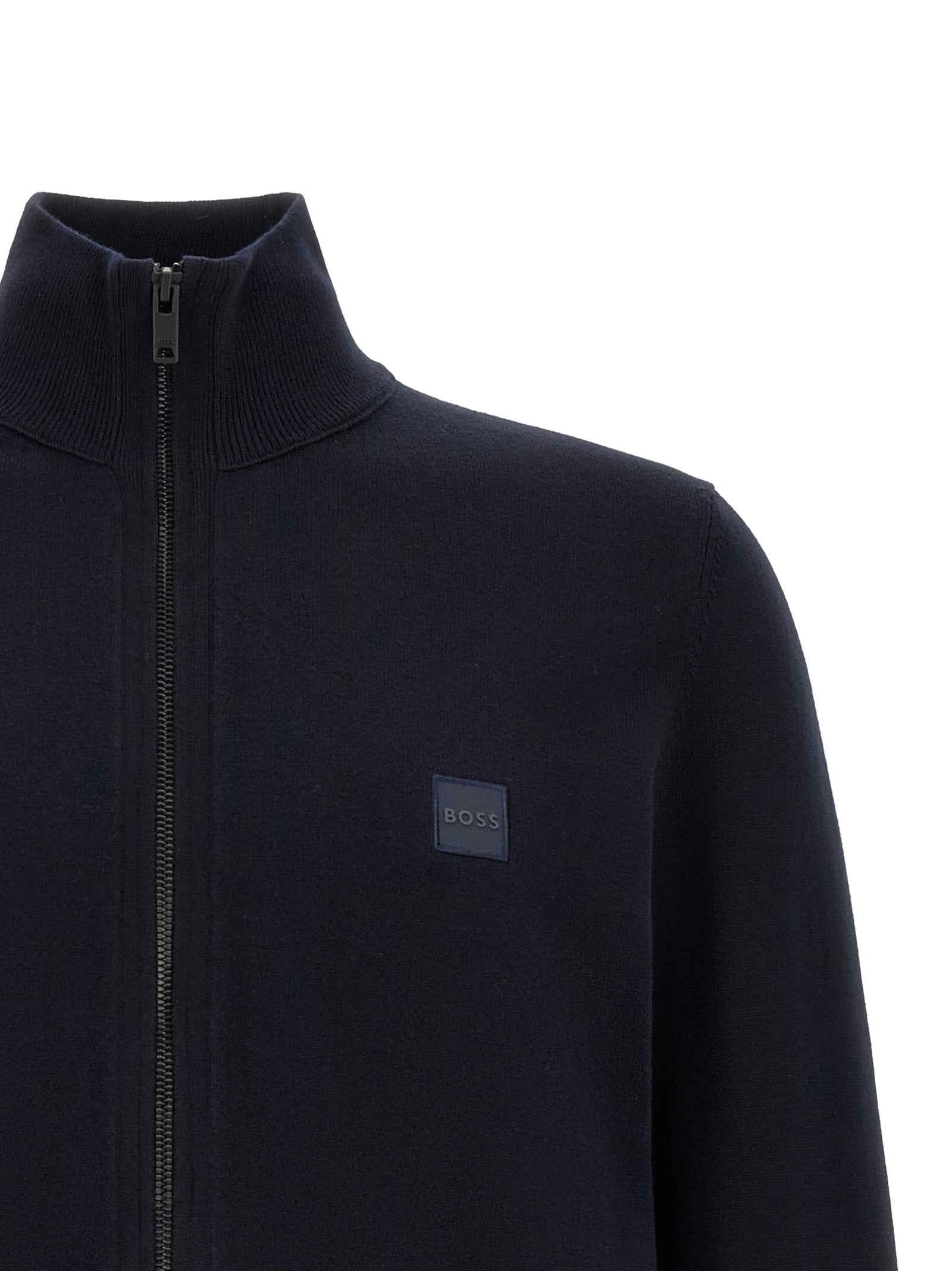 Blue Cotton Cardigan