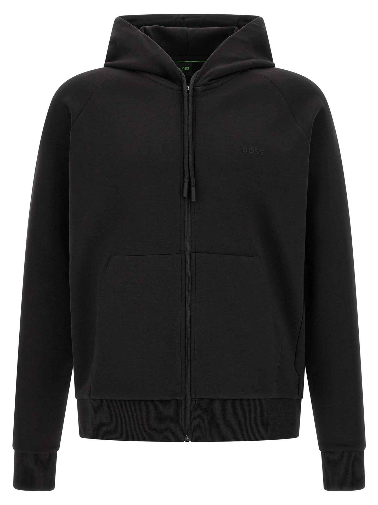 Black Cotton Sweatshirt
