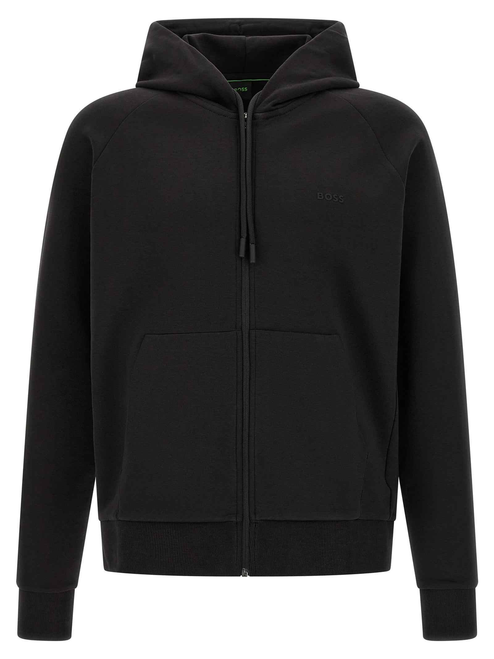 Black Cotton Sweatshirt