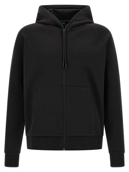Black Cotton Sweatshirt