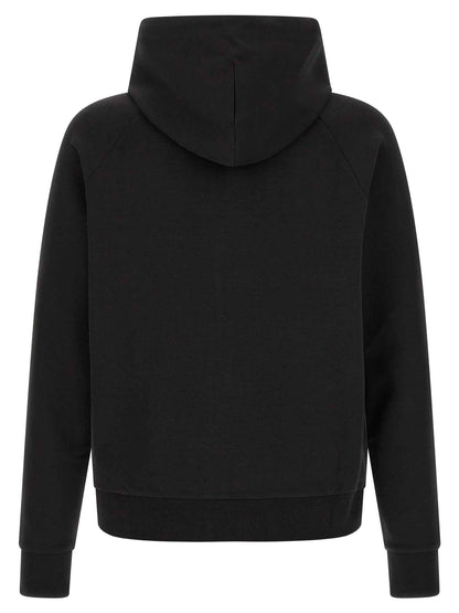Black Cotton Sweatshirt
