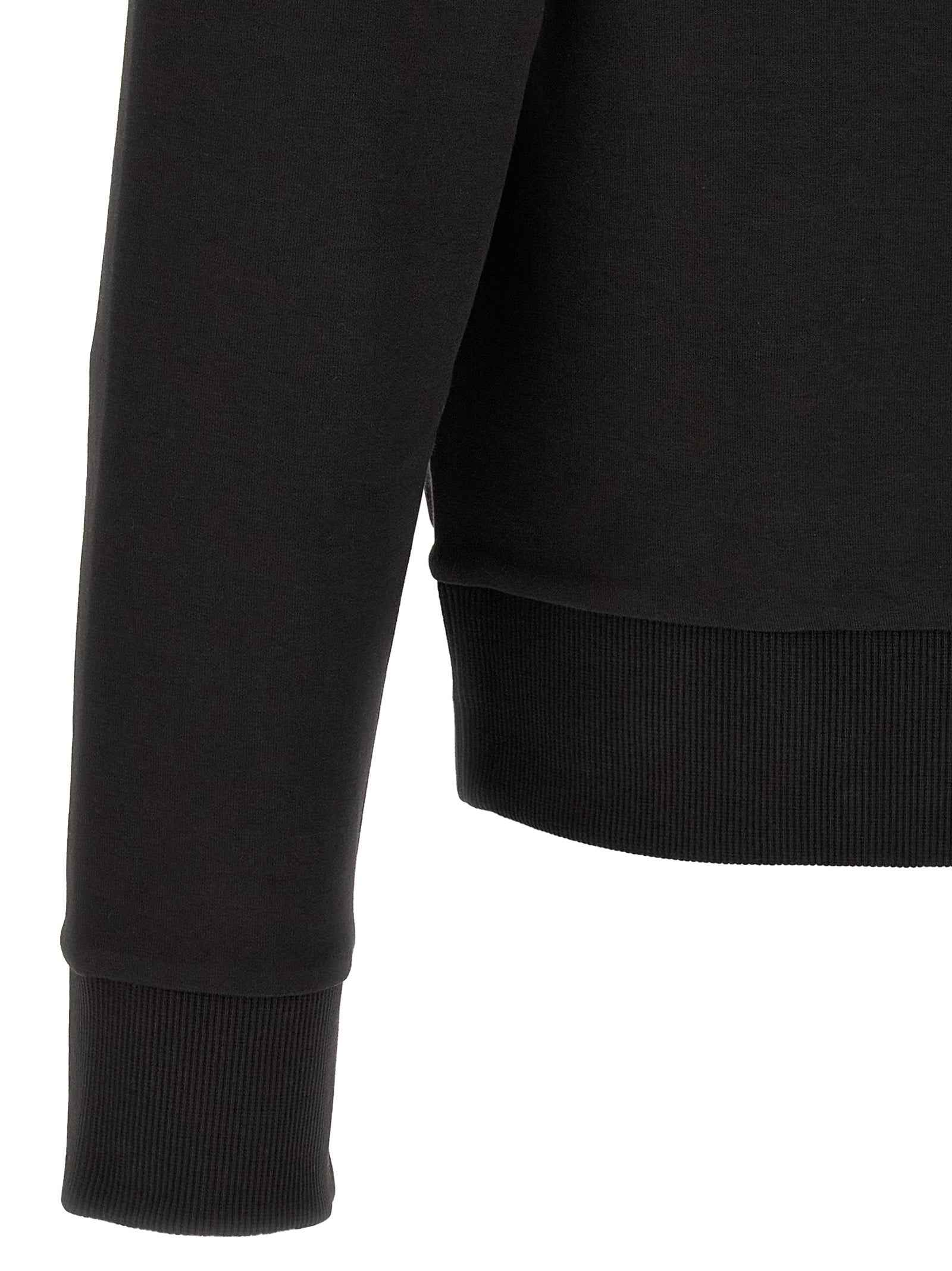 Black Cotton Sweatshirt