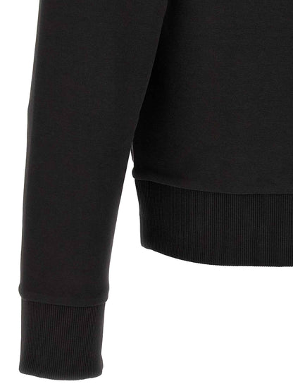 Black Cotton Sweatshirt