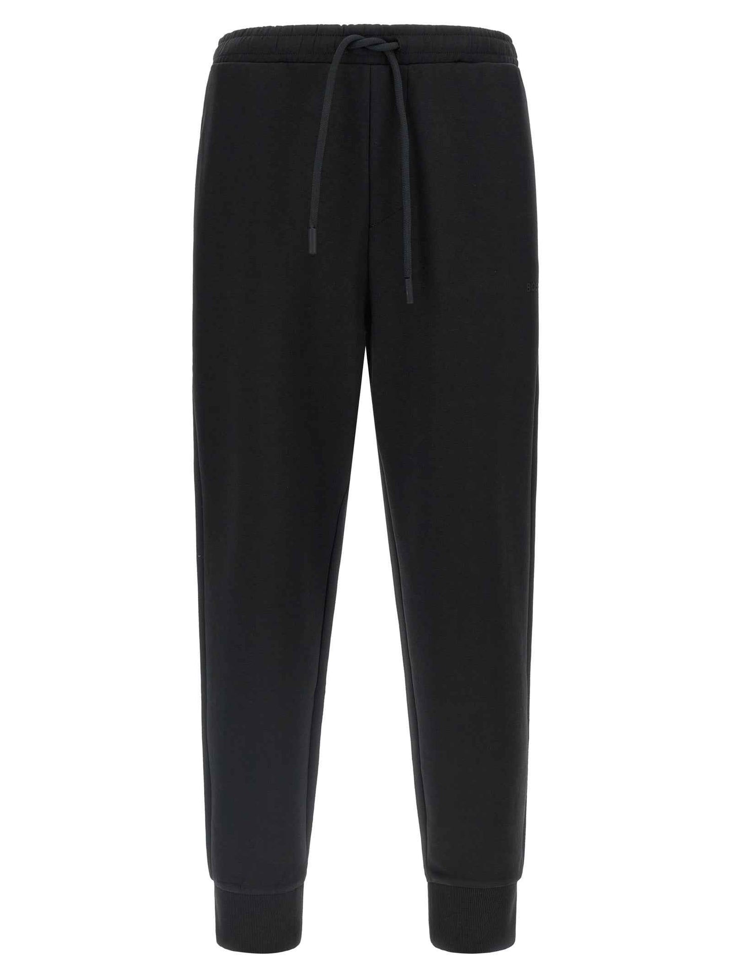 Black Cotton Joggers (Workout Pants)
