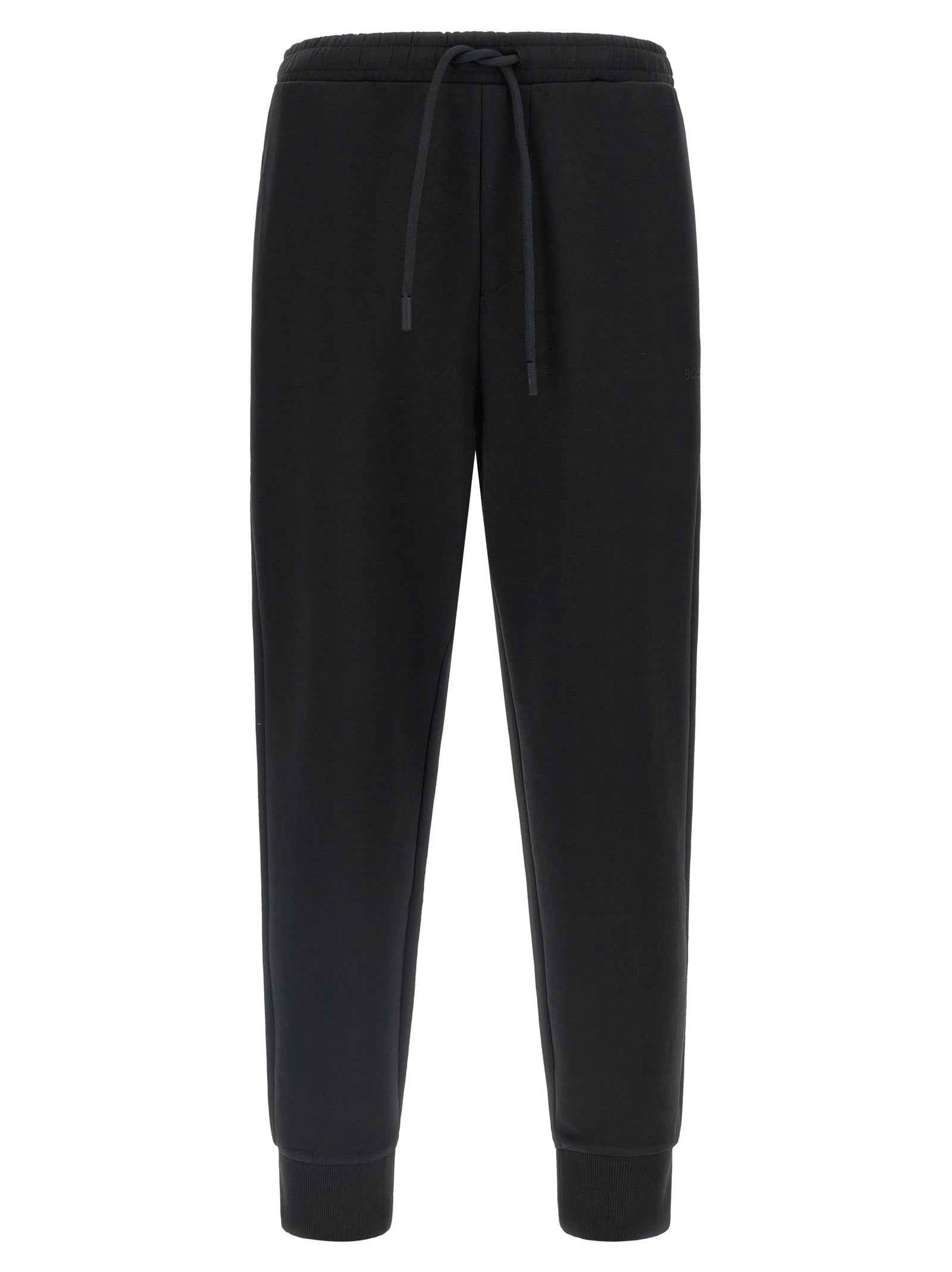 Black Cotton Joggers (Workout Pants)