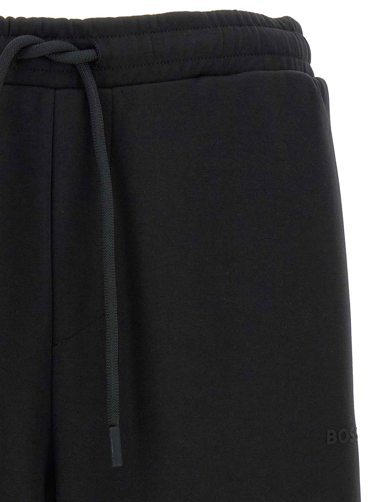 Black Cotton Joggers (Workout Pants)
