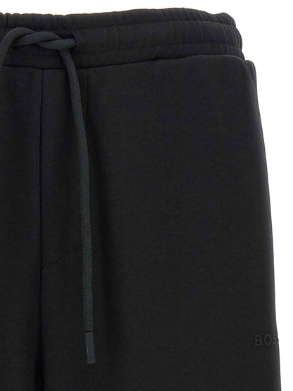Black Cotton Joggers (Workout Pants)