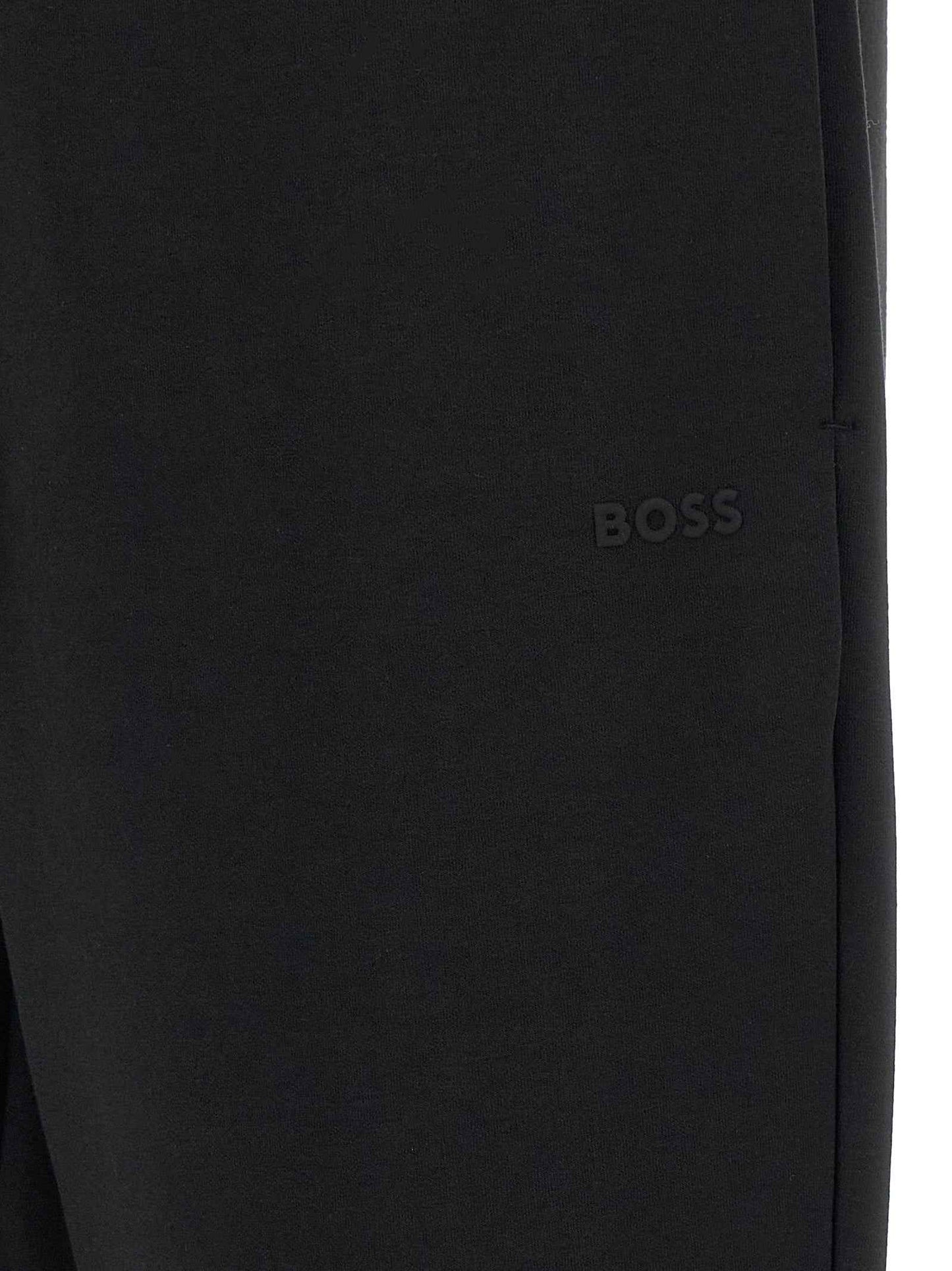 Black Cotton Joggers (Workout Pants)