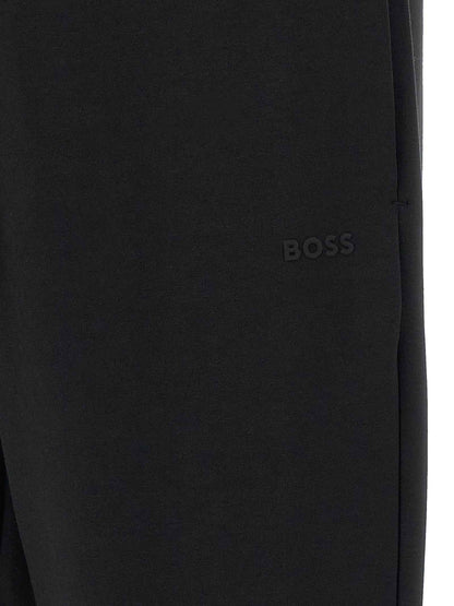 Black Cotton Joggers (Workout Pants)