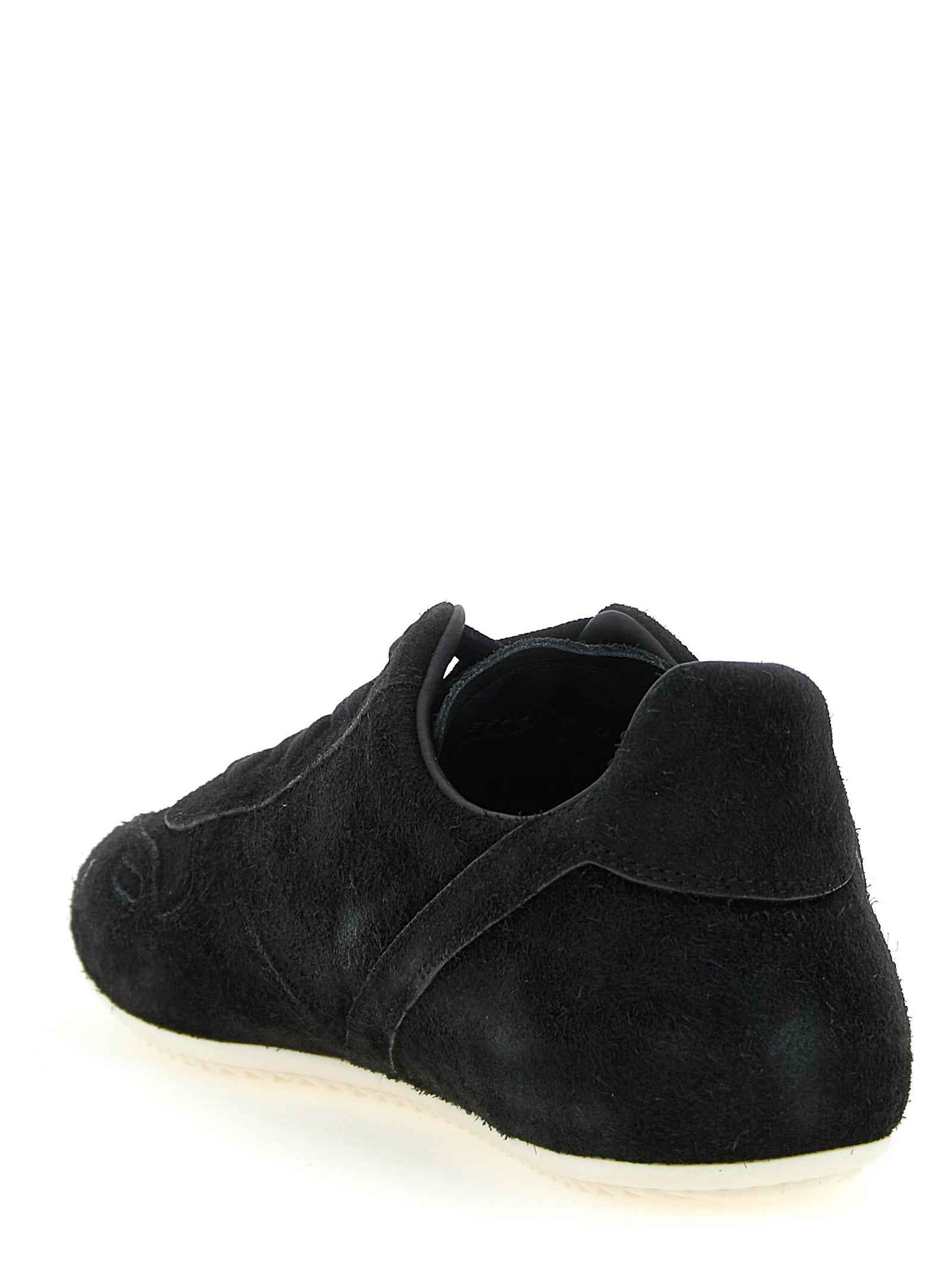 Bicolor Calfskin Low Top Sneakers