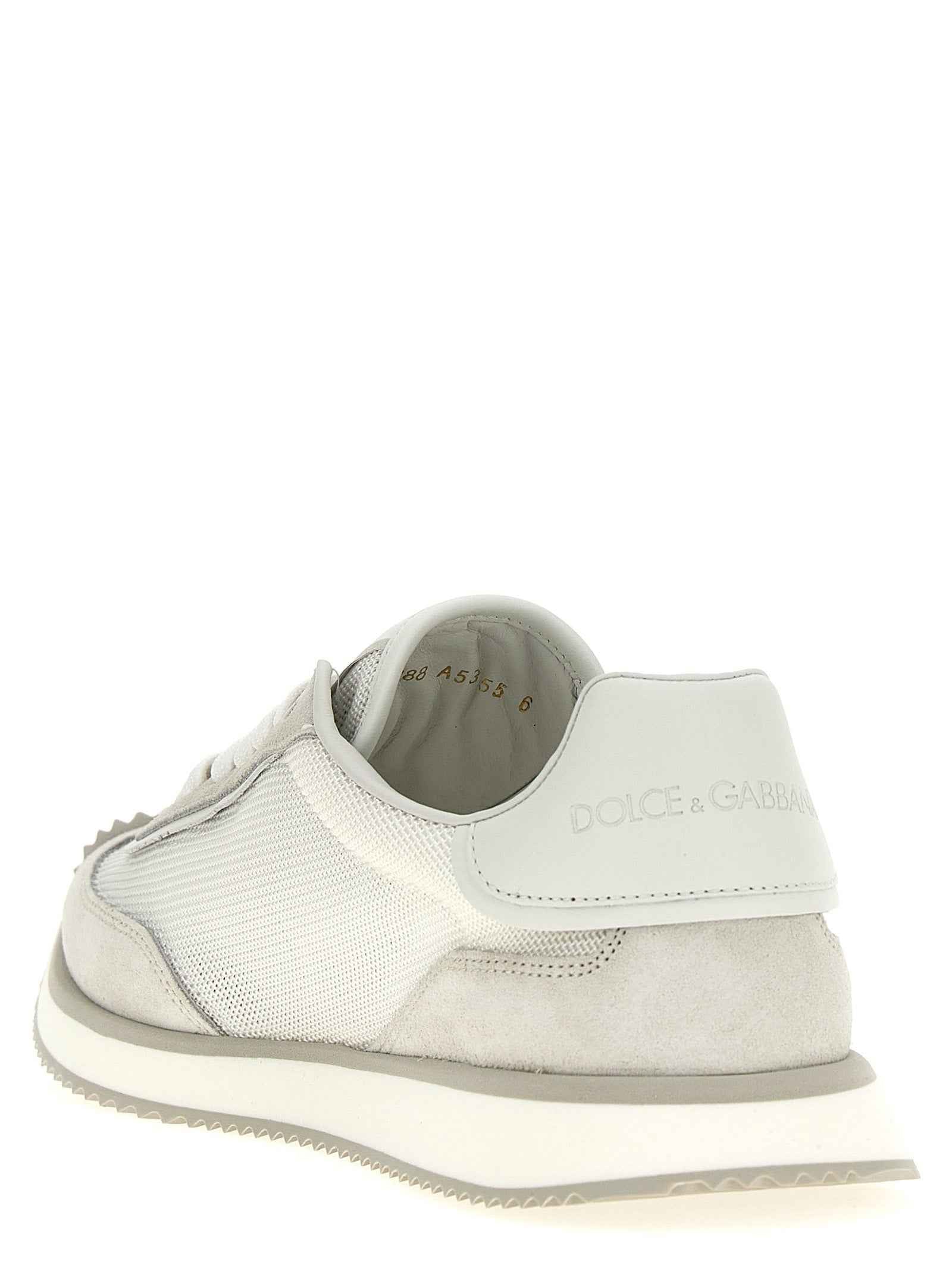 Gray Calfskin Low Top Sneakers