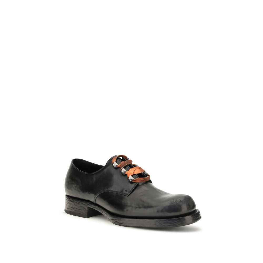 Black Calf Leather Bos Taurus Oxfords And Derbies