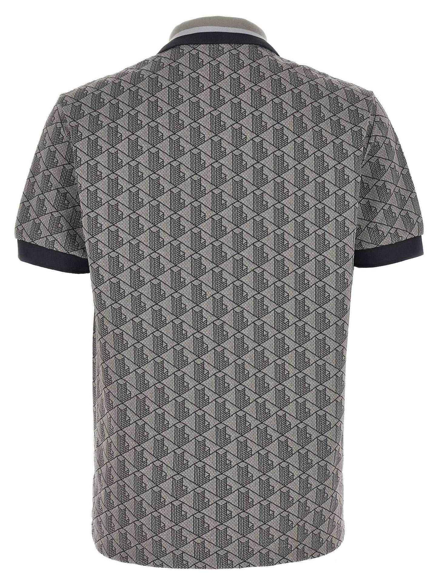 Gray Polyester Polo Shirt
