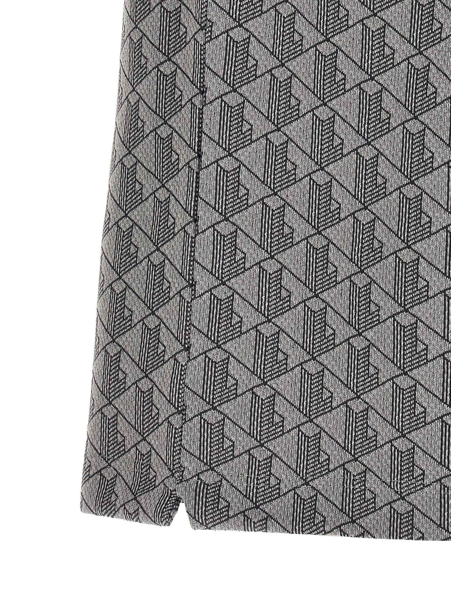 Gray Polyester Polo Shirt