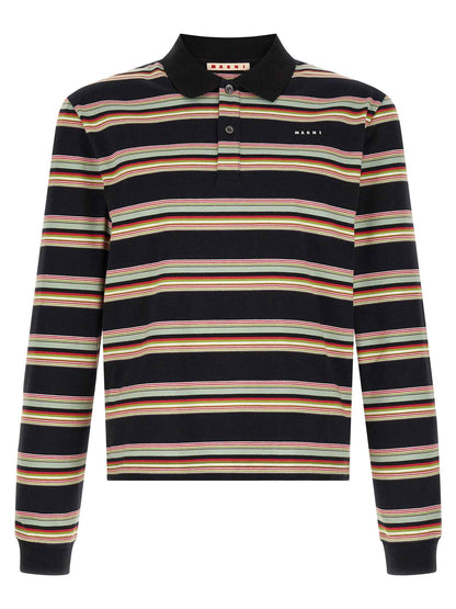 Multicolor Cotton Polo Shirt