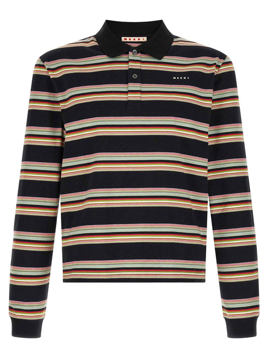 Multicolor Cotton Polo Shirt