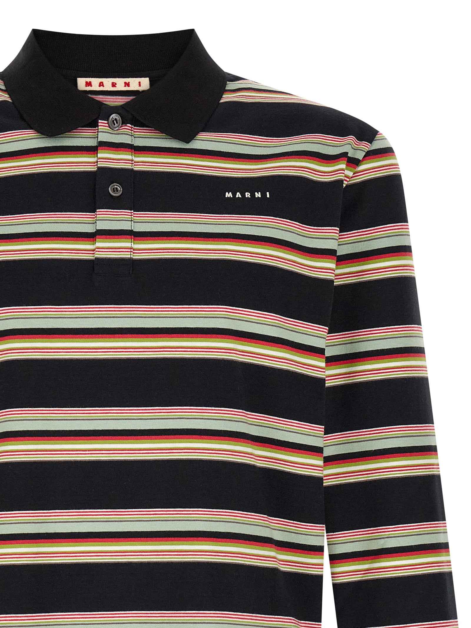 Multicolor Cotton Polo Shirt