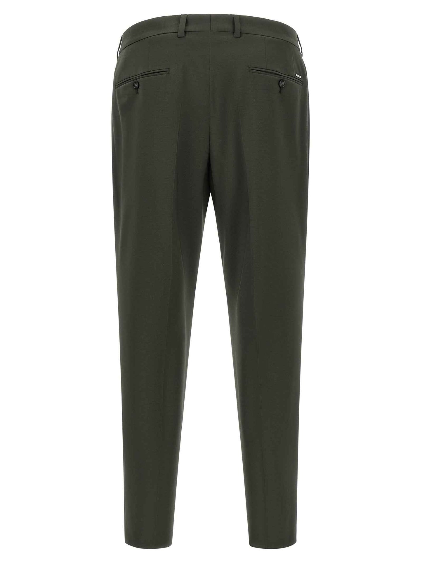 Bicolor Virgin Wool Pants