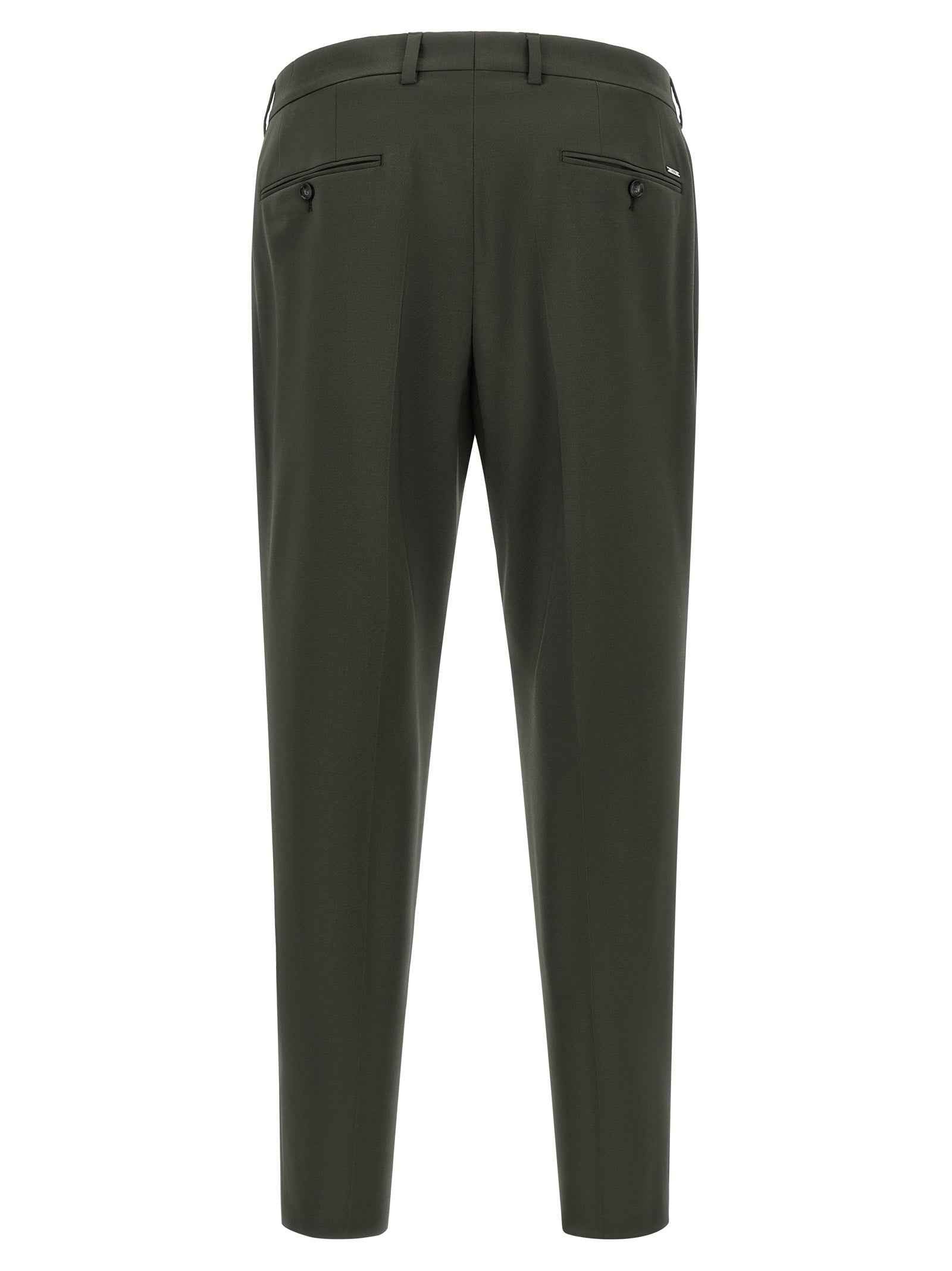 Bicolor Virgin Wool Pants