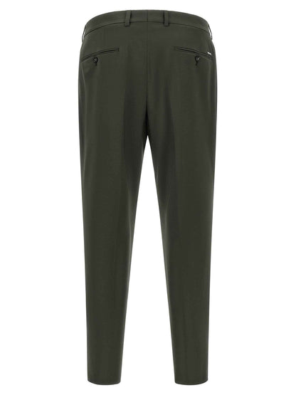 Bicolor Virgin Wool Pants