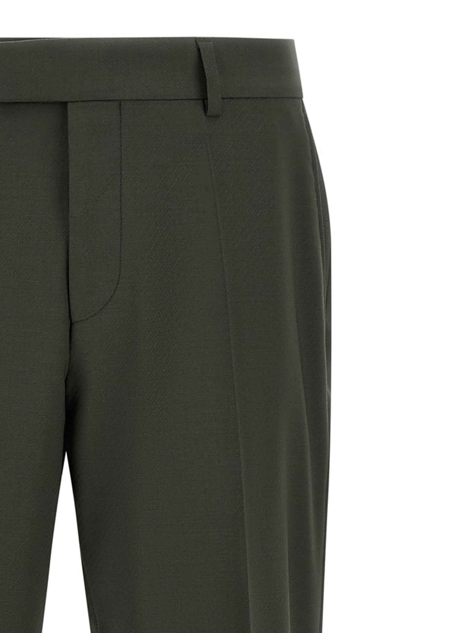 Bicolor Virgin Wool Pants