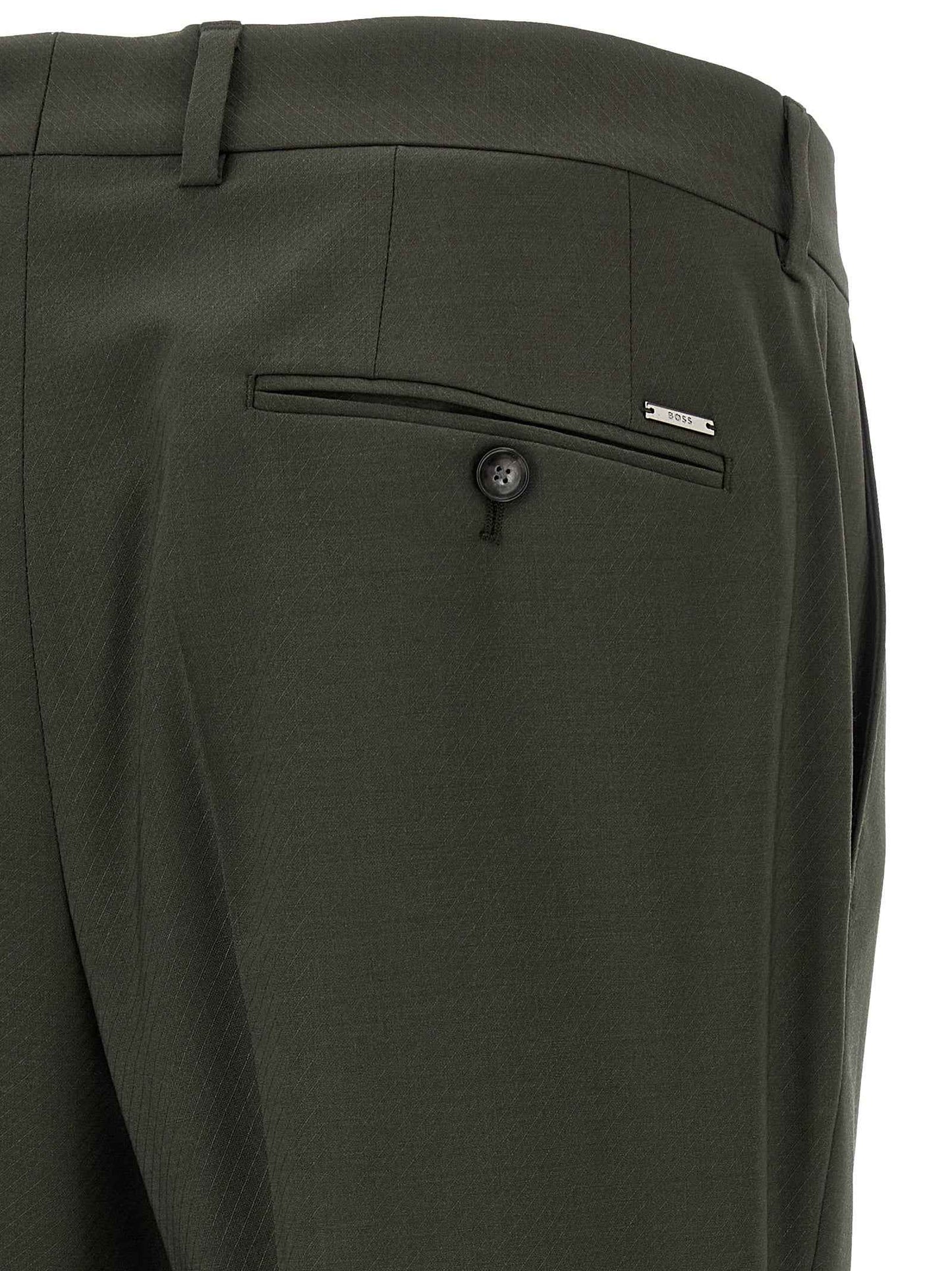 Bicolor Virgin Wool Pants