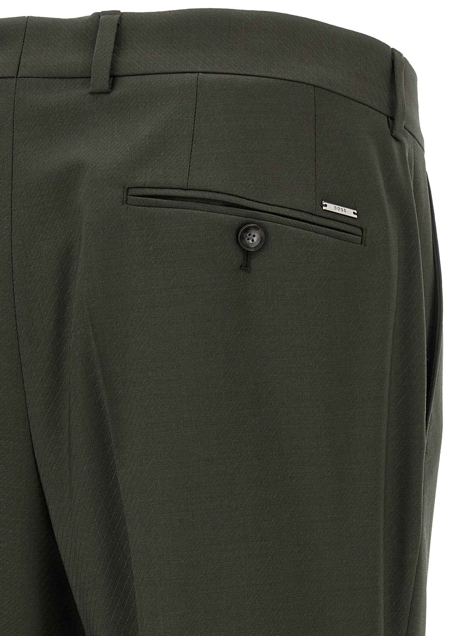Bicolor Virgin Wool Pants