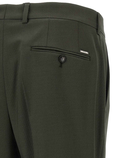 Bicolor Virgin Wool Pants
