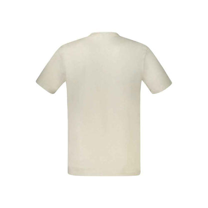 Beige Cotton Men's T-Shirt
