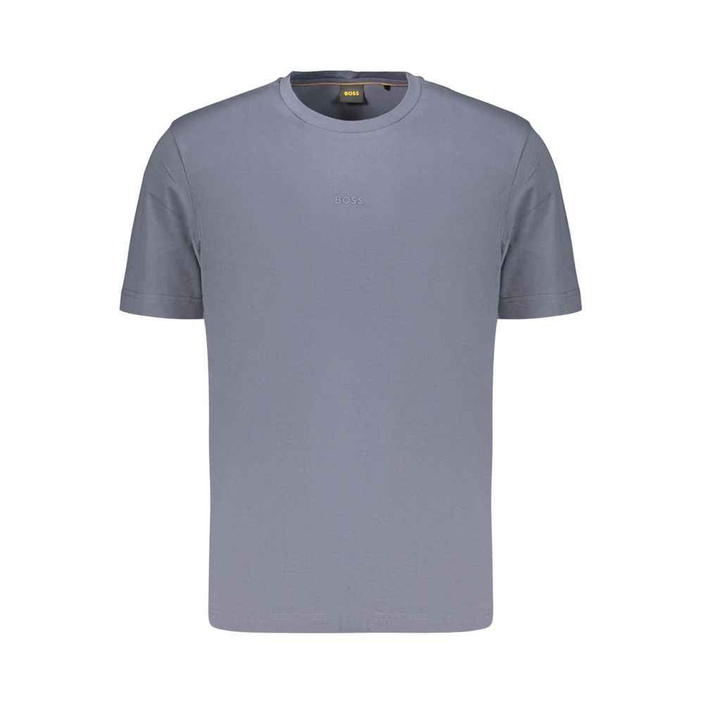 Blu Cotton Uomo T-Shirt