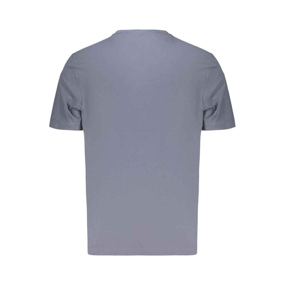 Blu Cotton Uomo T-Shirt