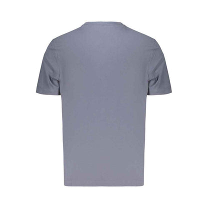 Blu Cotton Uomo T-Shirt