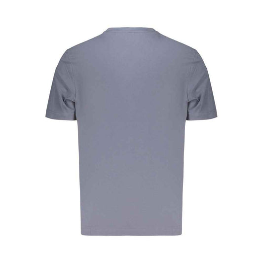 Blu Cotton Uomo T-Shirt