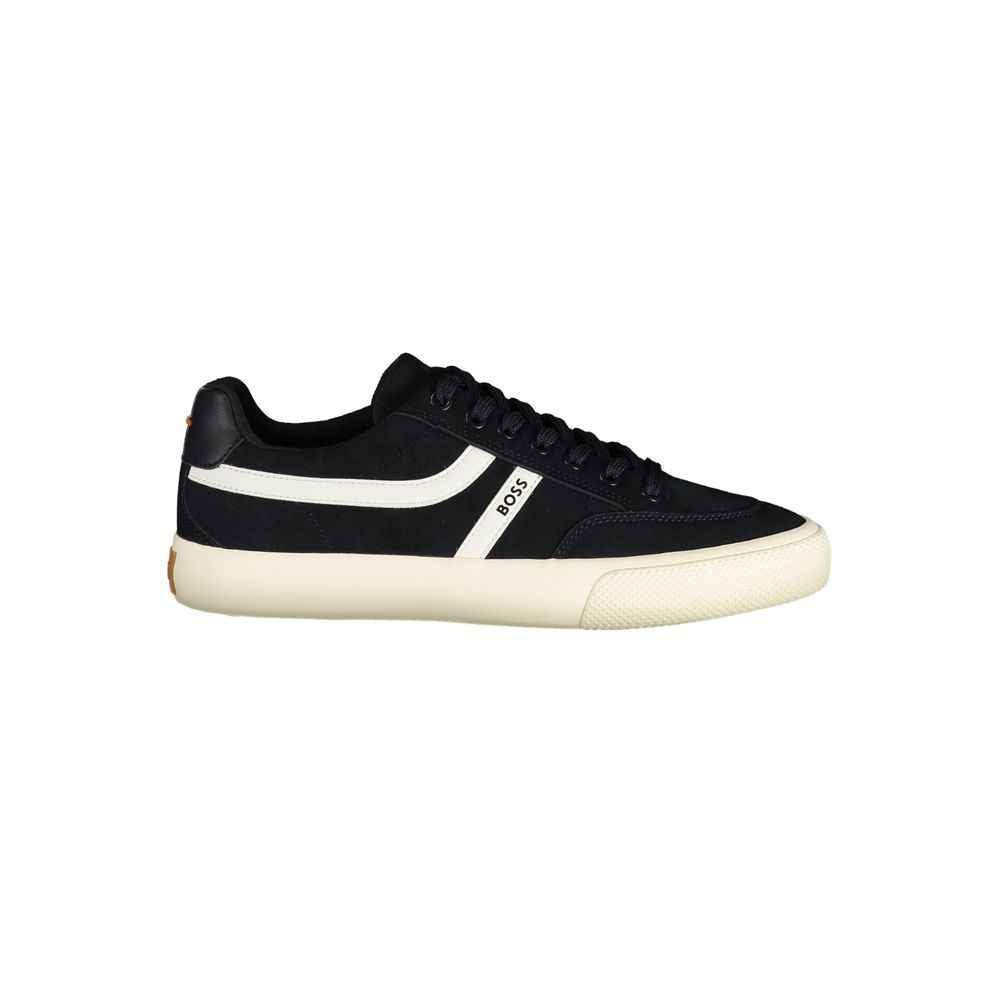 Blue Polyurethane Men's Sneaker