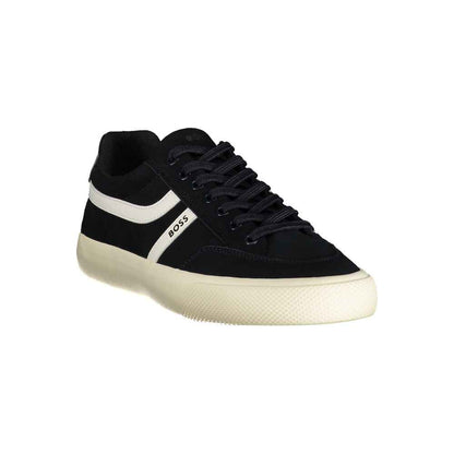 Blue Polyurethane Men's Sneaker