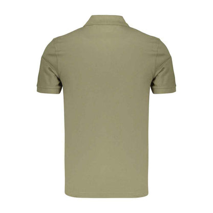 Green Cotton Men's Polo Shirt