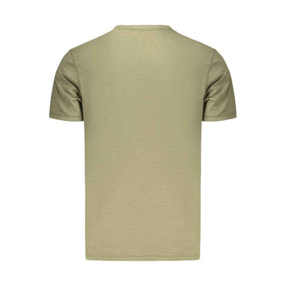 Green Cotton Men's T-Shirt