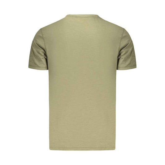 Green Cotton Men's T-Shirt