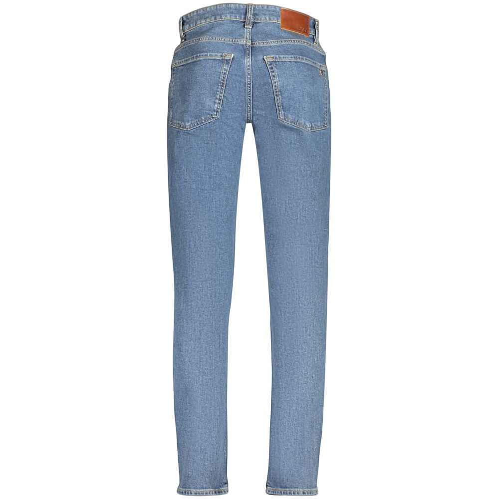 Blue Cotton Men's Jeans