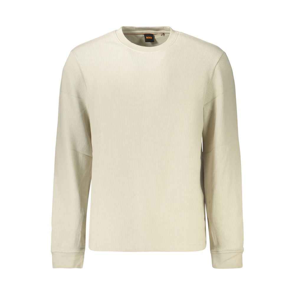 Beige Cotton Men's Shirt