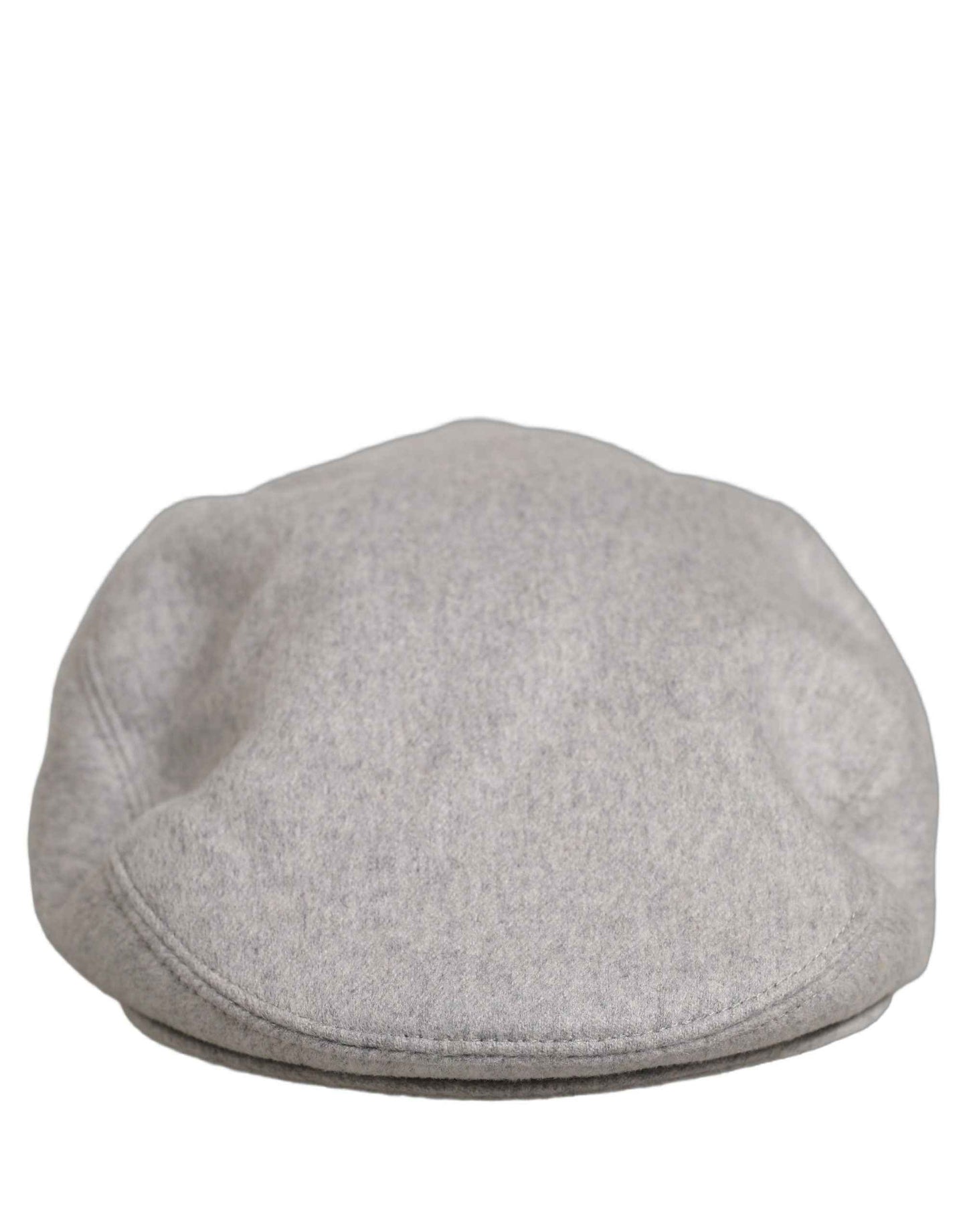 Men Light Grey Cashmere Newsboy Cabbie Cap Hat